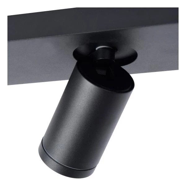 Lucide TAYLOR - Deckenstrahler Badezimmer - LED Dim to warm - GU10 - 2x5W 2200K/3000K - IP44 - Schwarz - detail 2